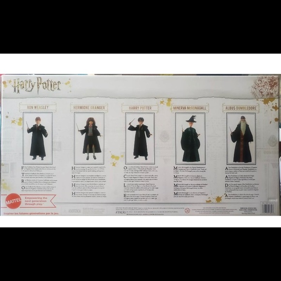 NEW Harry Potter Doll Set 12” Figures 5 Pack Ron/Hermione/Dumbledore/McGonagall - Picture 3 of 9